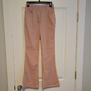 Shein Women's Pink Corduroy Flared Pants XS US 2